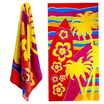 Yellow Palm Trees Towel by Geezy - UKBuyZone
