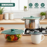 Set of 3 Silicone Food Covers