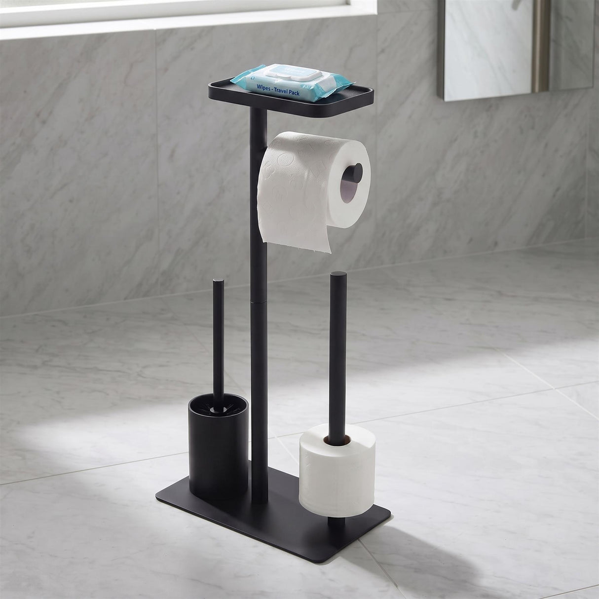 All-in-One Toilet Roll Holder