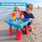 Blue Sand and Water Table Garden Sandpit Play Set