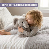 Grey Plush Elephant Soft Toy