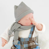 BiBi Baby Doll - Blue Tartan (45 cm / 18") by BiBi Doll - UKBuyZone