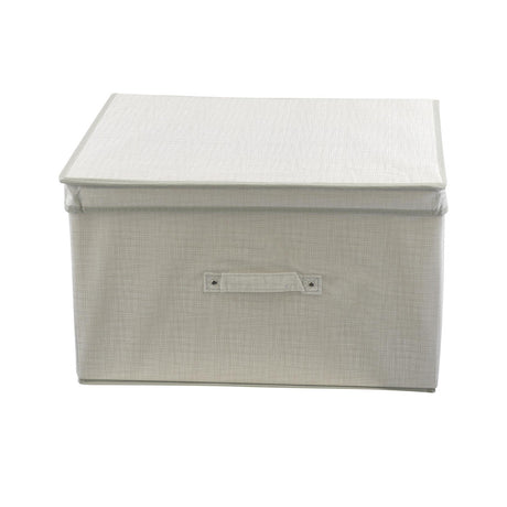 Linen Natural Large Storage Box by The Magic Toy Shop - UKBuyZone