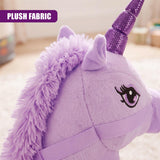 Unicorn Hobby Horse - Lilac