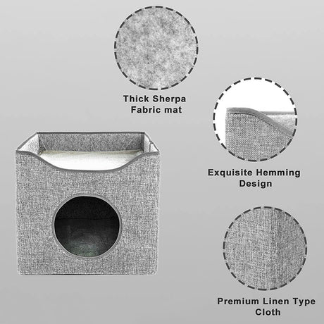 GEEZY Foldable Cosy Cat Houses