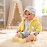 Baby Doll With Dummy & Sounds Yellow