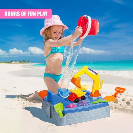 2 in 1 Kids Sand Box Water Table by The Magic Toy Shop - UKBuyZone