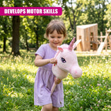 Unicorn Hobby Horse - Pink