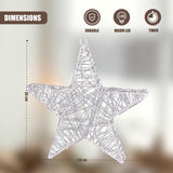 Christmas Star with 30 LED Warm White Lights