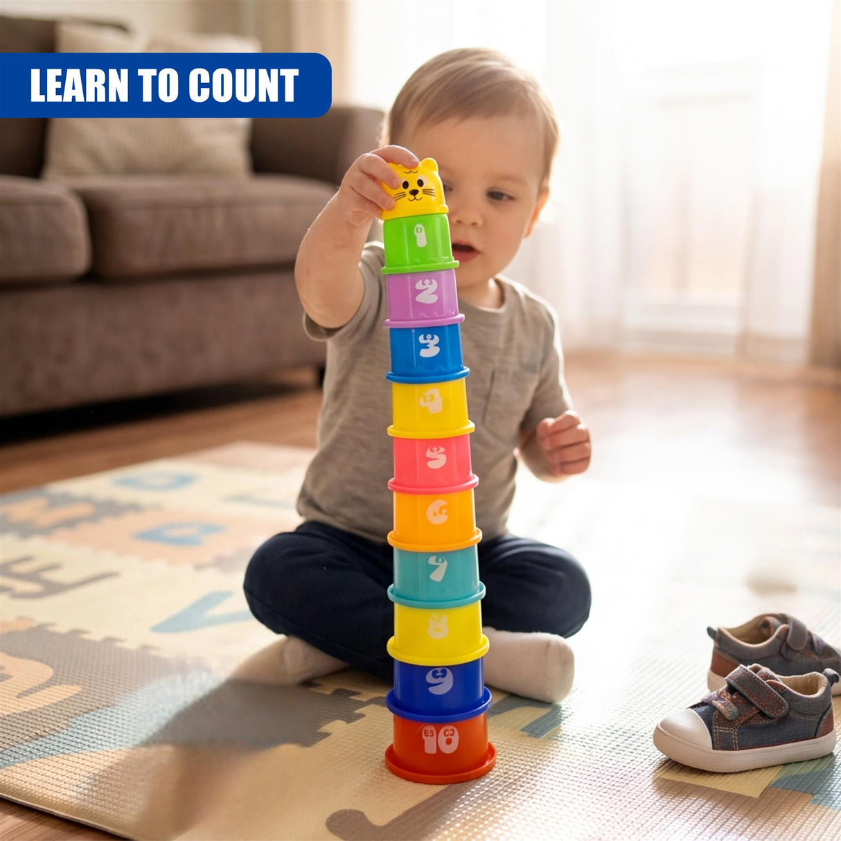 11-Piece Stacking Cups Playset