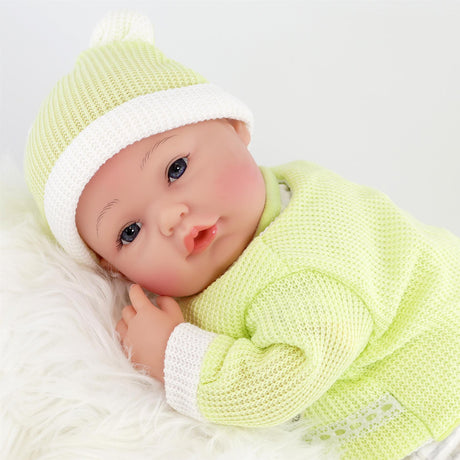 Reborn Baby Boy Doll with Open Eyes by BiBi Doll - UKBuyZone