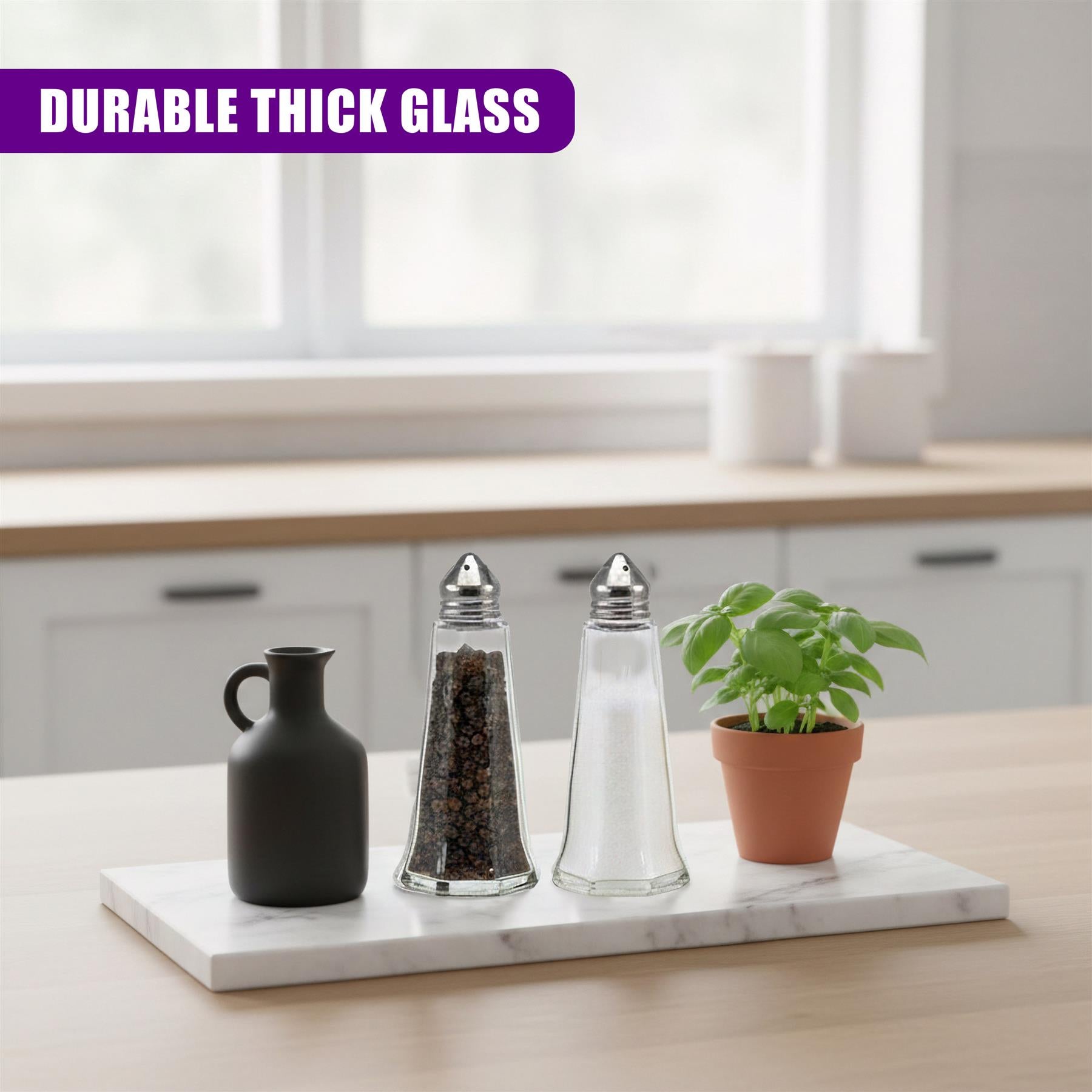 salt＆pepper shakers Classic Style Salt And Pepper Shakers - Pack Of 12 - Foodshaker