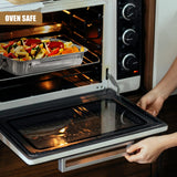 Set Of 3 Stainless Steel Roasting Trays