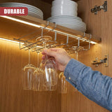 Under Shelf Wine Glass Rack