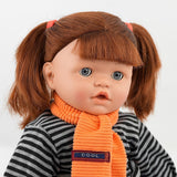 BiBi Sleeping Ginger Girl Doll (45 cm / 18")