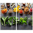 Glass Cutting Boards with Spoon & Herbs Design by Geezy - UKBuyZone