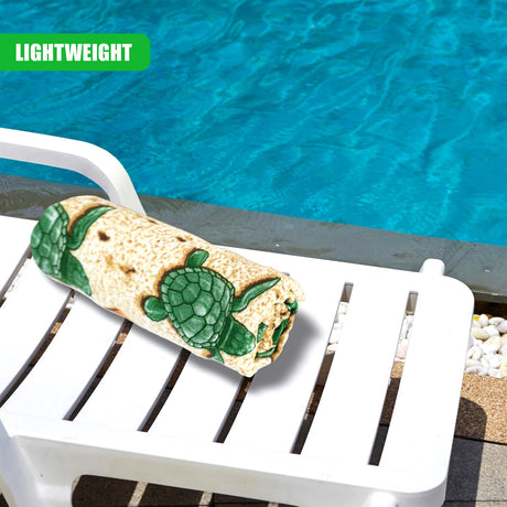Turtles Design Large Towel by Geezy - UKBuyZone