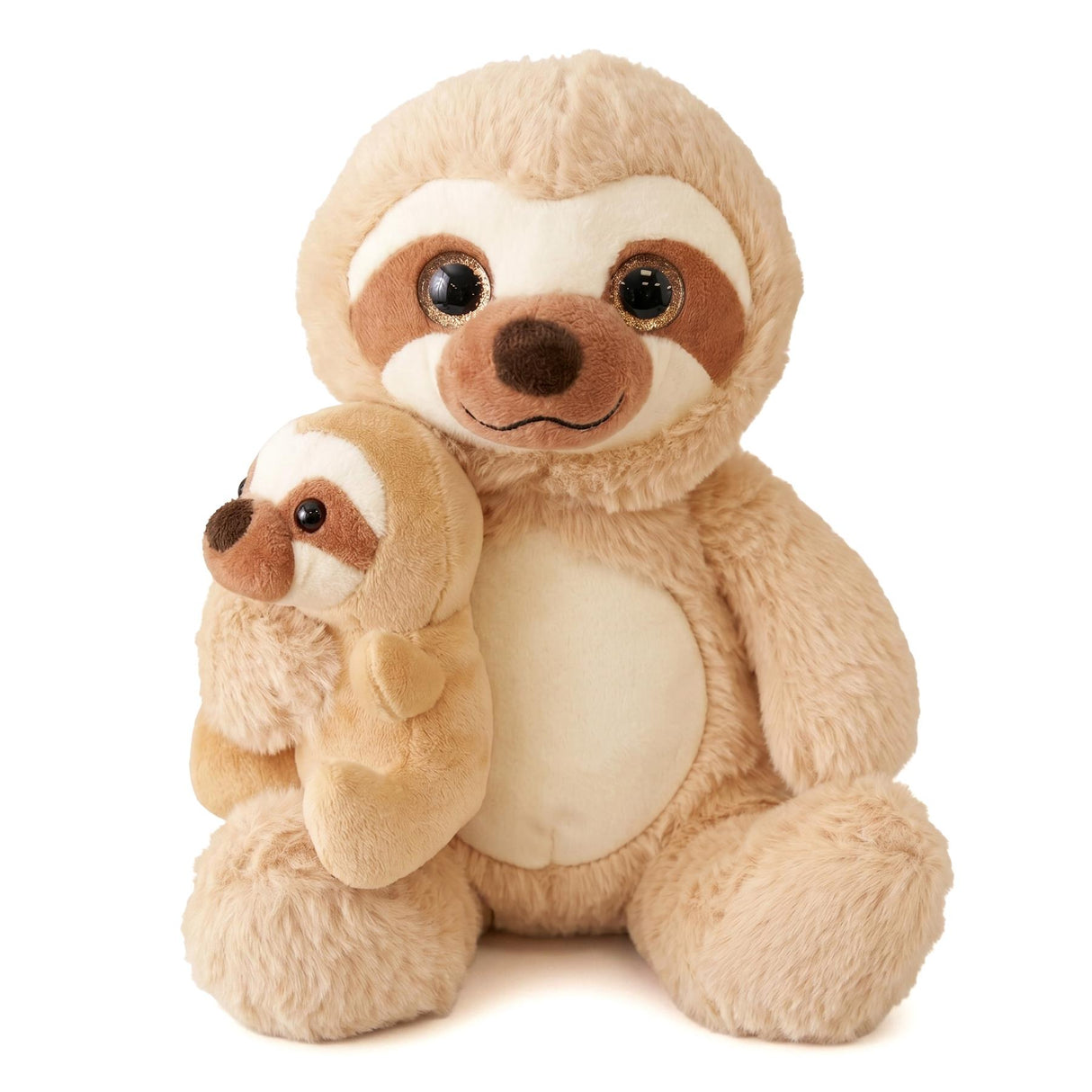 9" Mum & Baby Sloth Soft Toy
