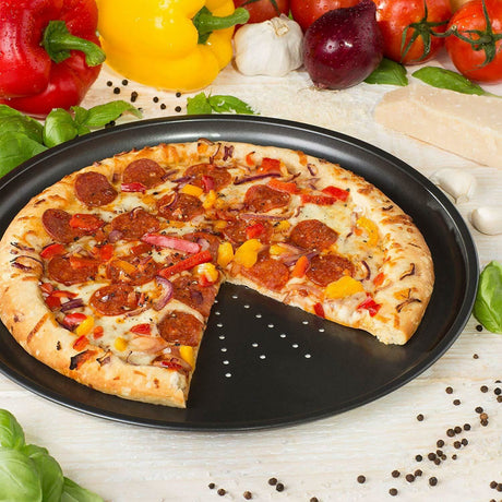 Non-Stick Pizza Baking Tray by Geezy - UKBuyZone