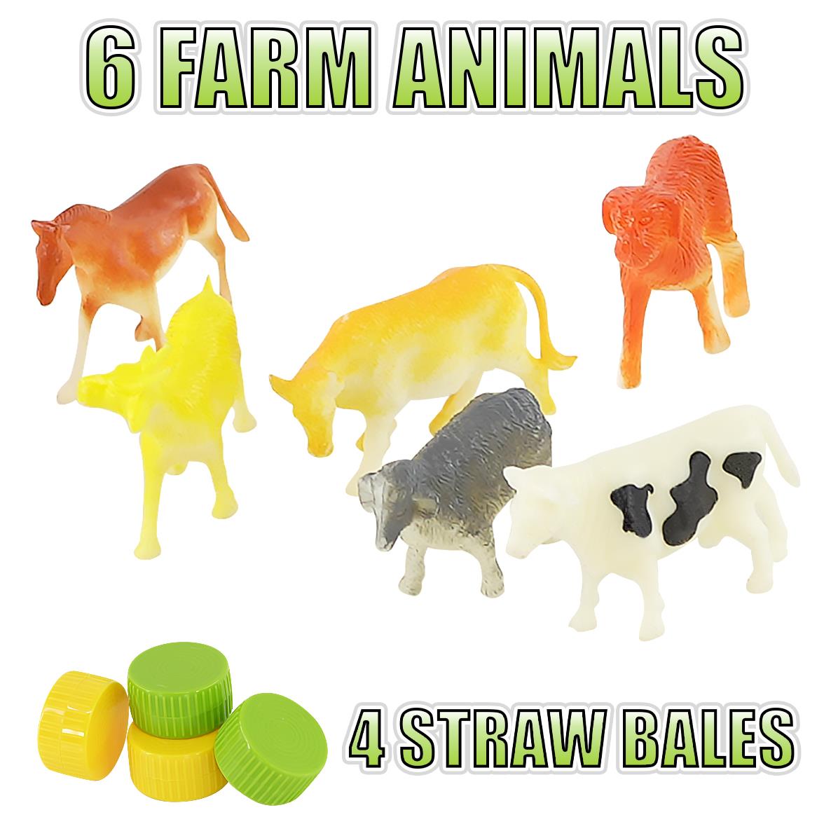 23 Piece Die Cast Farm Tractor & Animals Play Set