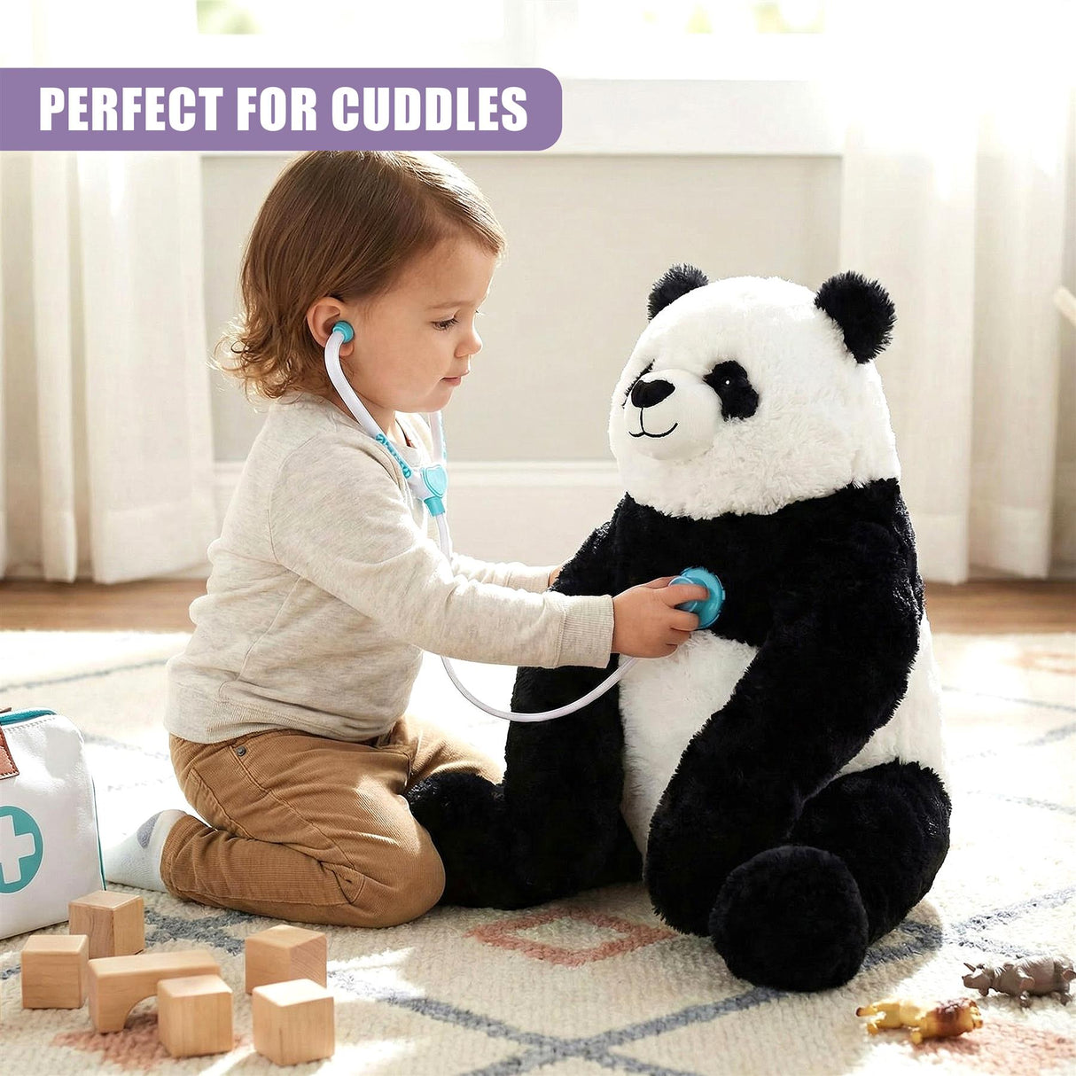 Giant Panda Bear Soft Toy - 55 cm