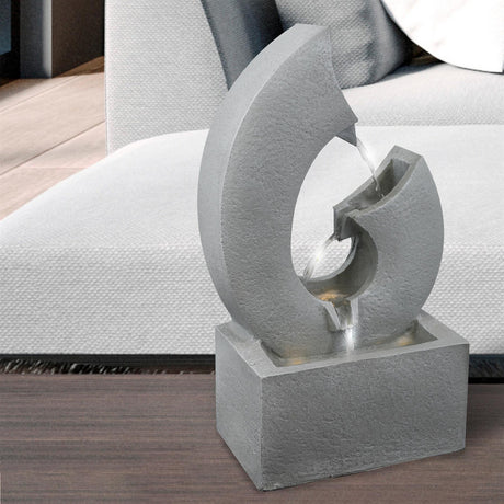 Horn Water Feature Outdoor With LED by GEEZY - UKBuyZone