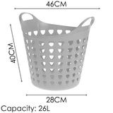 GEEZY Flexi Tub 26L Home Garden Laundry Basket