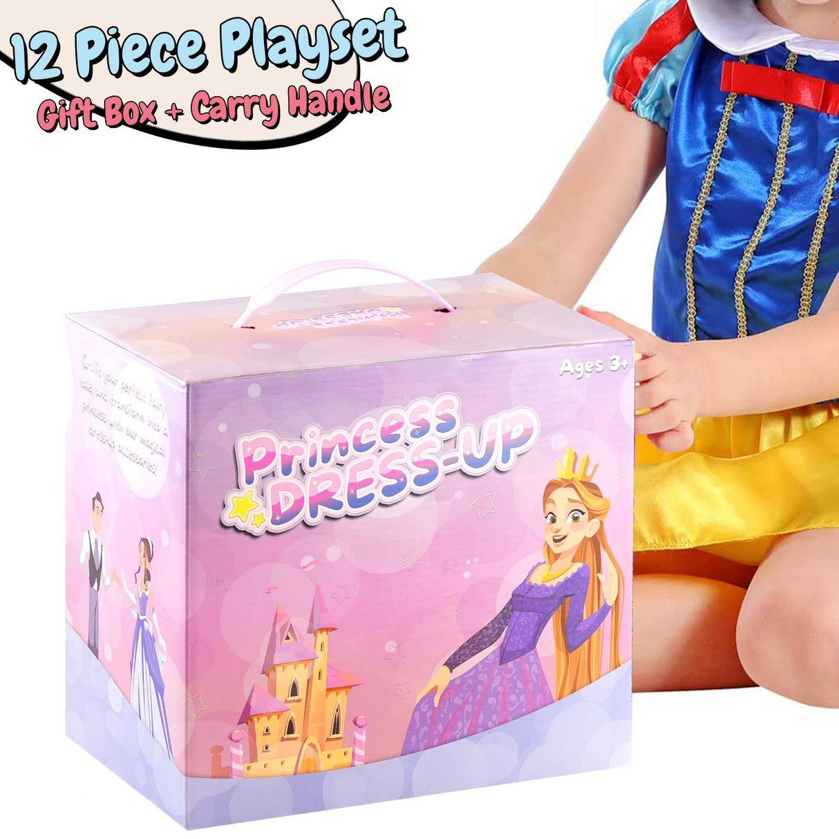 The Magic Toy Shop Princess Play Shoes Jewellery & Storage Set