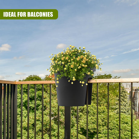Flower Bridge Hanging Planter Round Pot by GEEZY - UKBuyZone