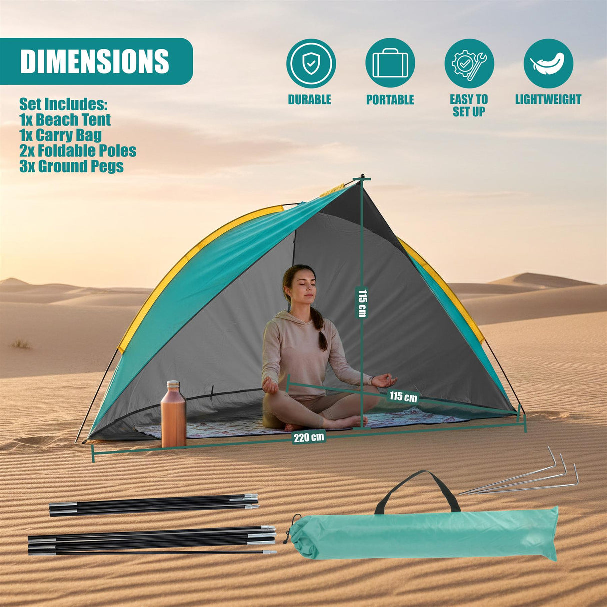 Pop Up Beach Tent