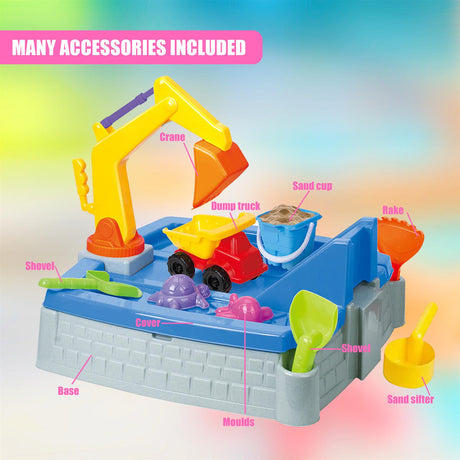 2 in 1 Kids Sand Box Water Table by The Magic Toy Shop - UKBuyZone