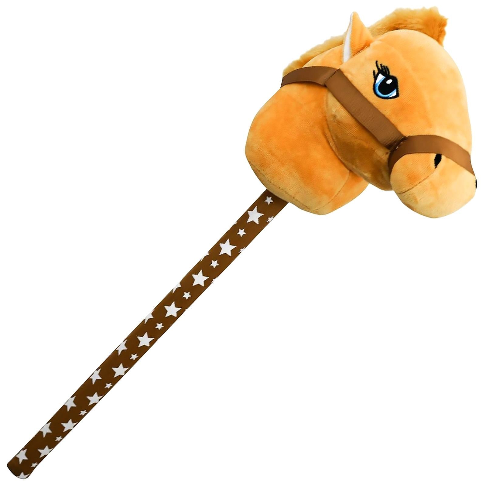 Kids Brown Hobby Horse With Sounds by The Magic Toy Shop - UKBuyZone