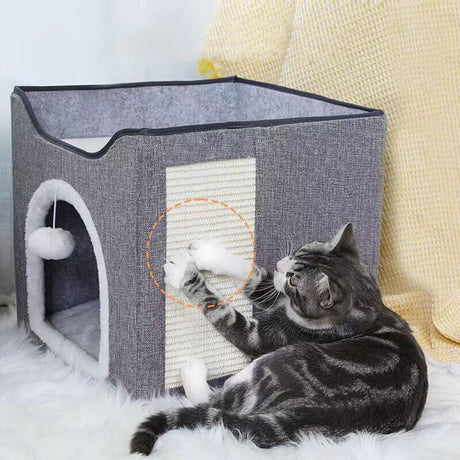 GEEZY Foldable Cosy Cat Houses