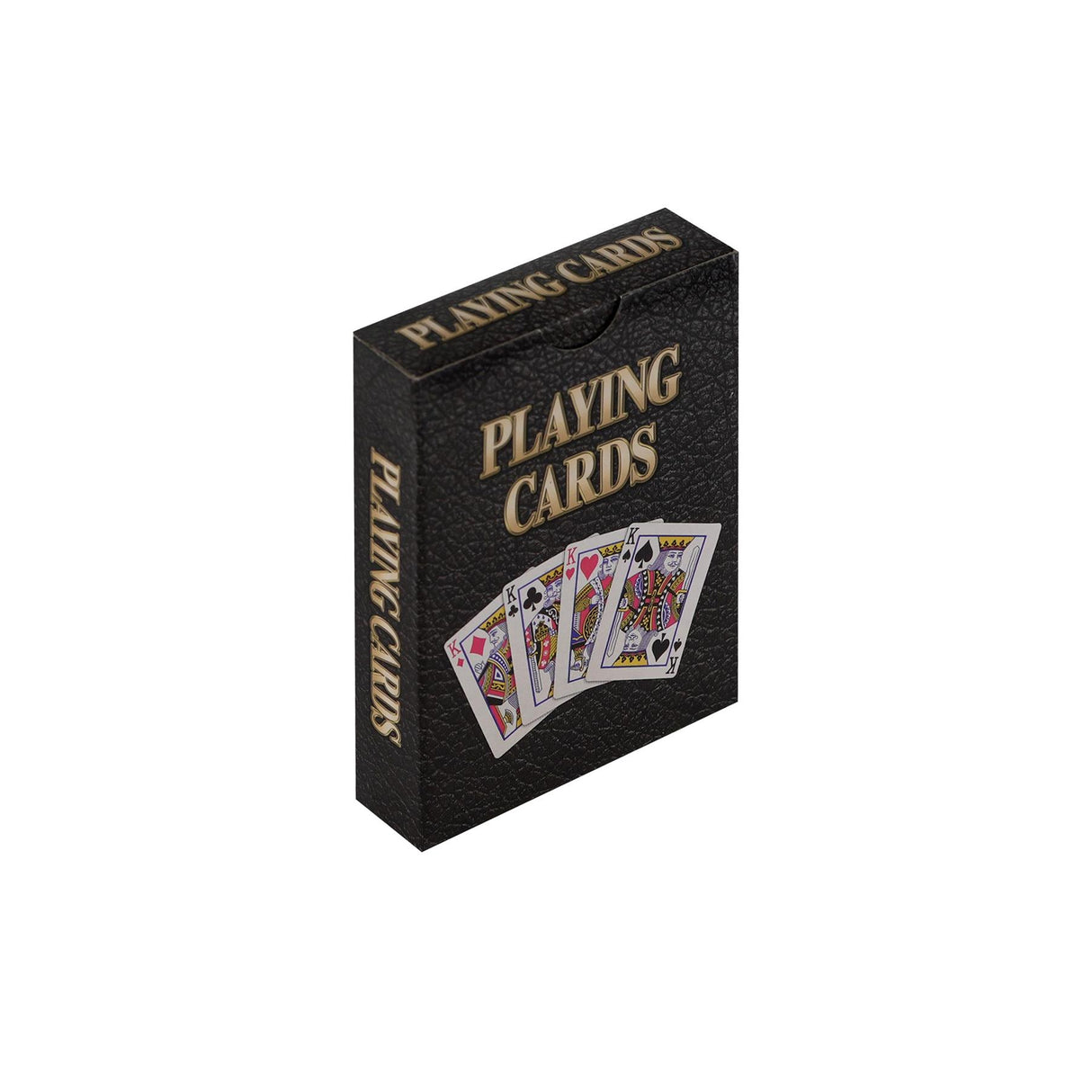 Black rectangular box labeled "Playing Cards" displaying an arrangement of visible playing cards.