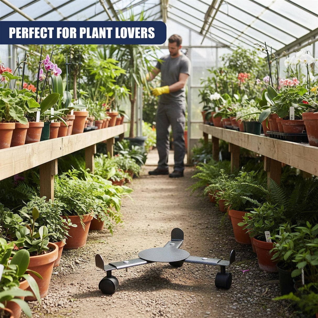 Plant Stand On Wheels