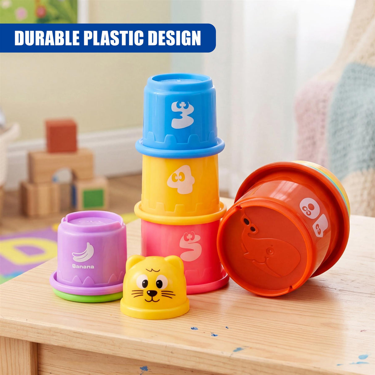 11-Piece Stacking Cups Playset