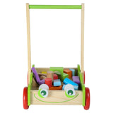 Wooden Baby Walker with 20 Blocks