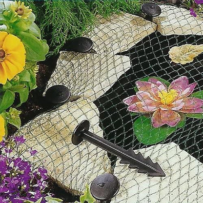 Black 3X4 m Pond Netting For Fish Protection by Geezy - UKBuyZone