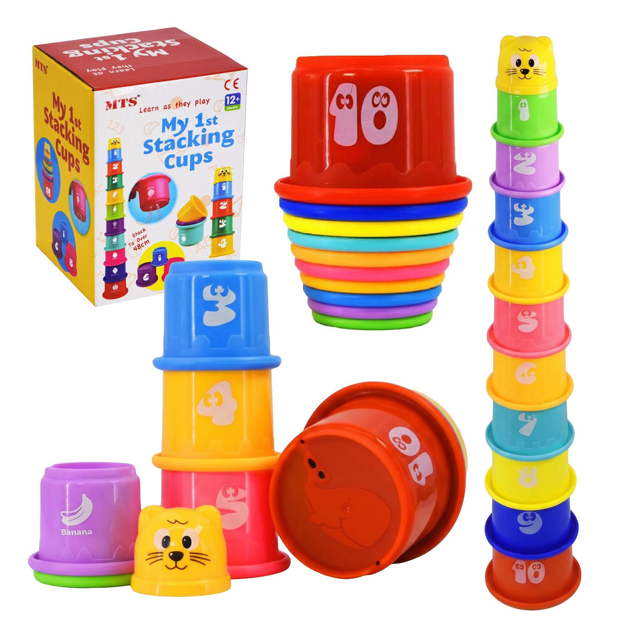 11-Piece Stacking Cups Playset