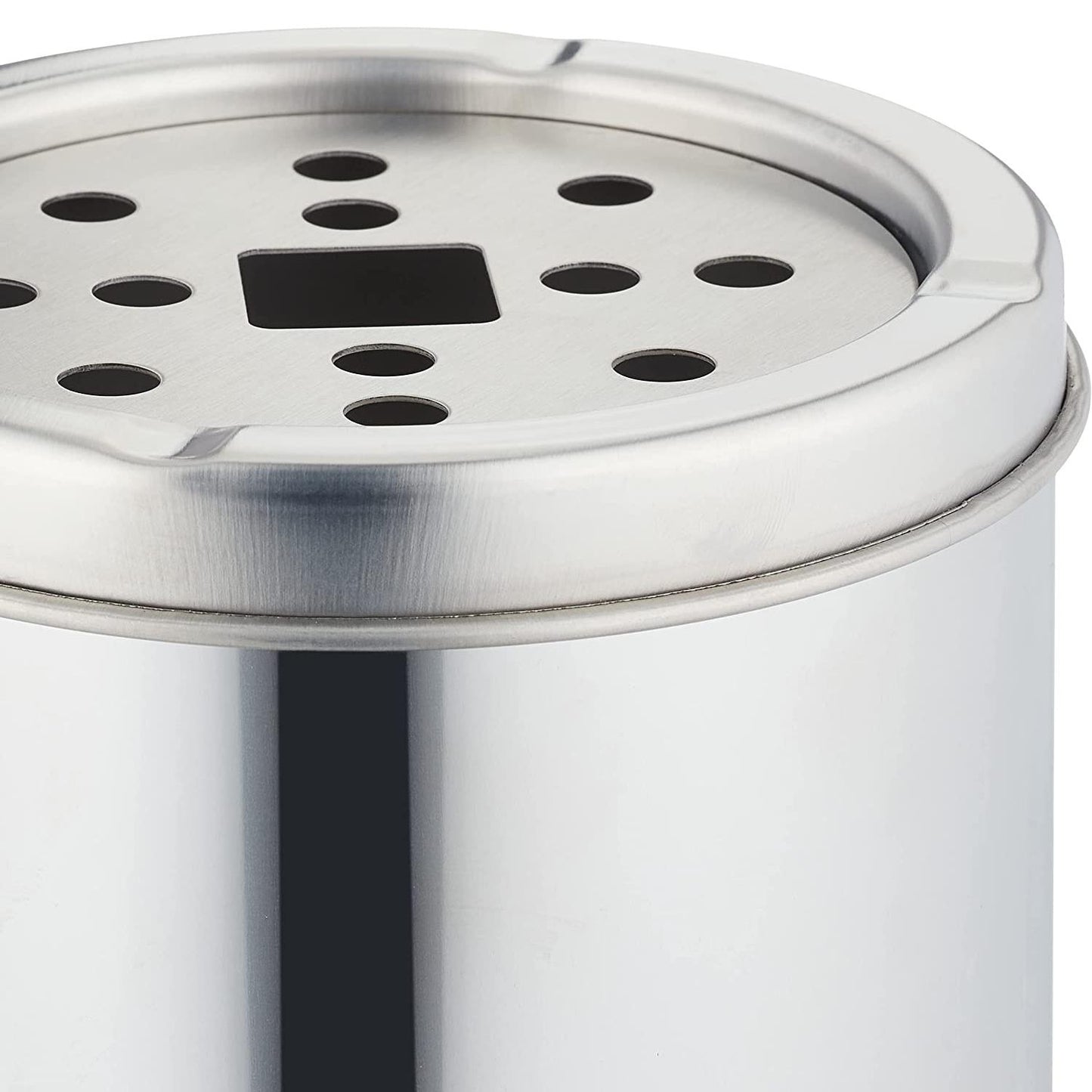 Stainless Steel Bin with Ashtray by Geezy - UKBuyZone