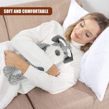 Hot Water Bottle With Plush Fluffy Cover 1L (Grey) by GEEZY - UKBuyZone