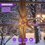LED Hanging Paper Star 60 cm