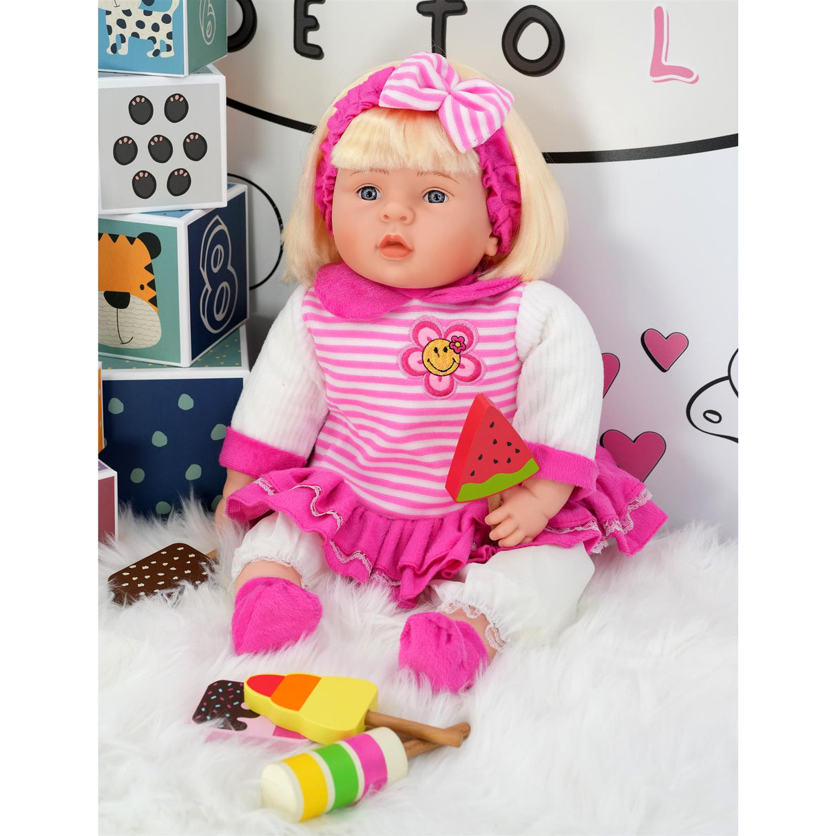 BiBI Chubby Baby Girl Doll (60 cm / 24") by BiBi Doll - UKBuyZone