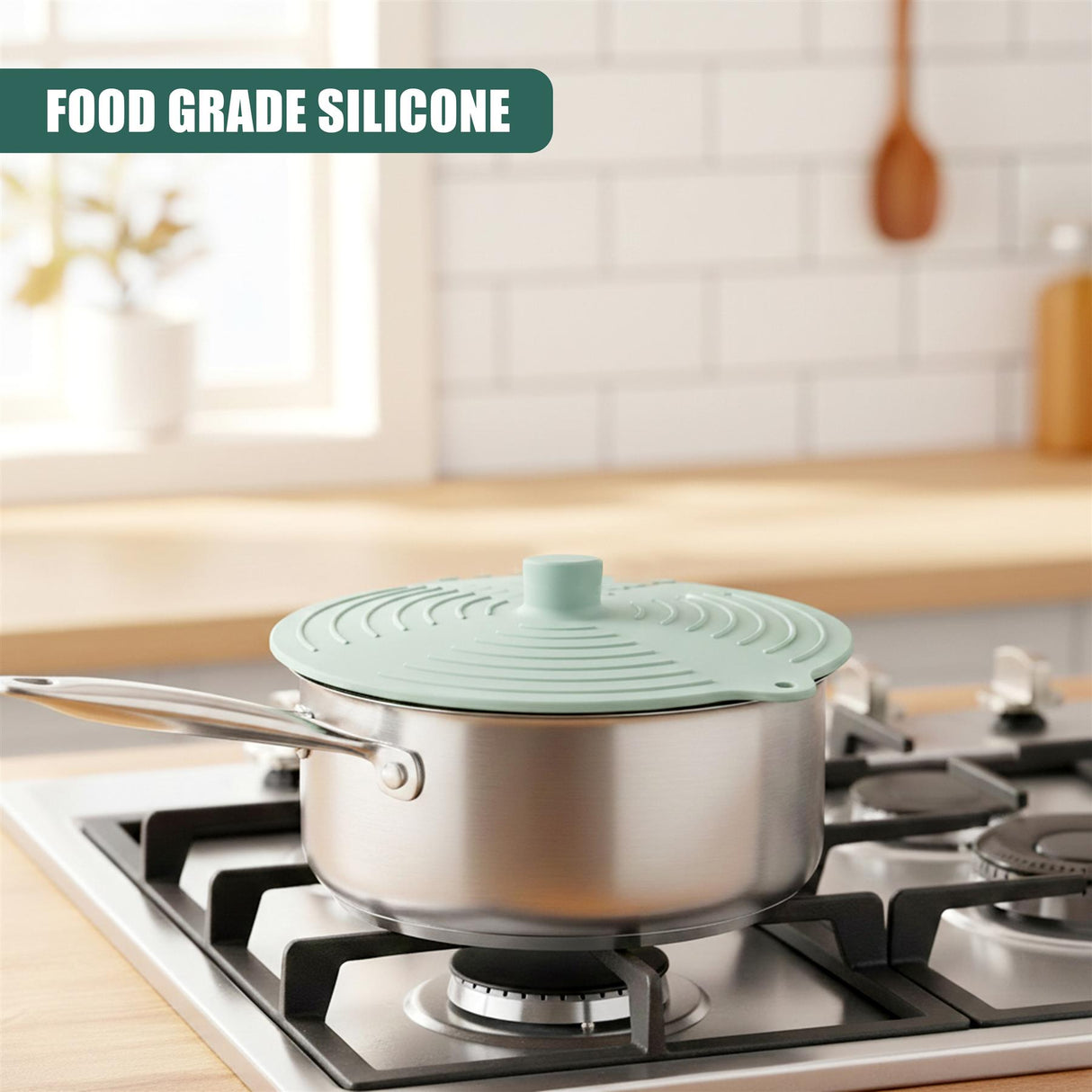 Set of 3 Silicone Food Covers