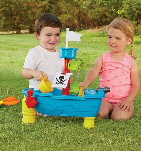 Pirate Ship Boat Sand and Water Table Play Set by The Magic Toy Shop - UKBuyZone