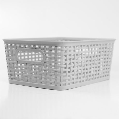 GEEZY Plastic Storage Baskets Set of 6