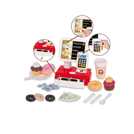 Coffee Shop Cash Register Toy Set by The Magic Toy Shop - UKBuyZone