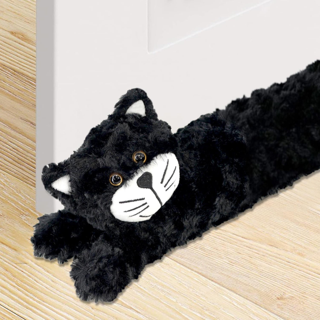 Black Cat Novelty Draught Excluder