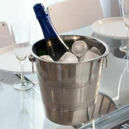 Stainless Steel Champagne Ice Bucket 4 Litre by GEEZY - UKBuyZone