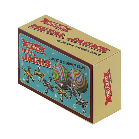 Traditional Metal Classic Jacks Game by The Magic Toy Shop - UKBuyZone